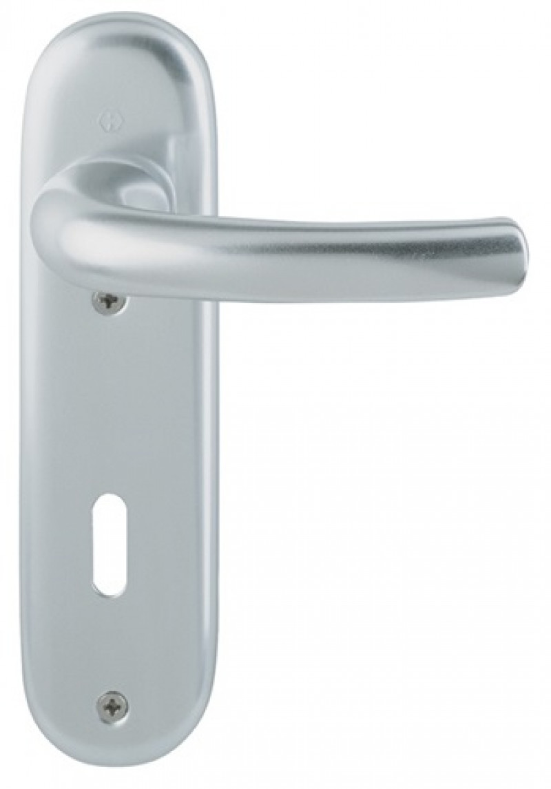 Kurzschildgarnitur Tôkyô 1710/273KP Alu.F2 OB Drückergarnitur HOPPE