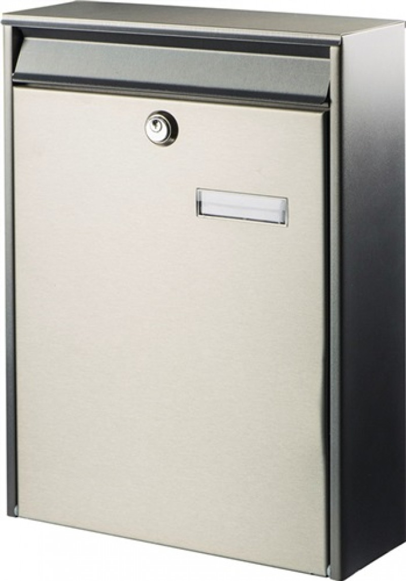 Briefkasten Berlin H.400mm B.285mm T.105mm VA DIN C4 Briefkasten Berlin H.400mm B.285mm T.105mm VA DIN C4