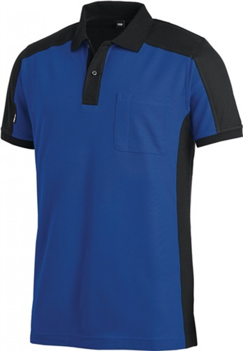 Poloshirt KONRAD Gr.M royal/schwarz 60%CO/40%PES FHB Poloshirt KONRAD Gr.M royal/schwarz 60%CO/40%PES FHB
