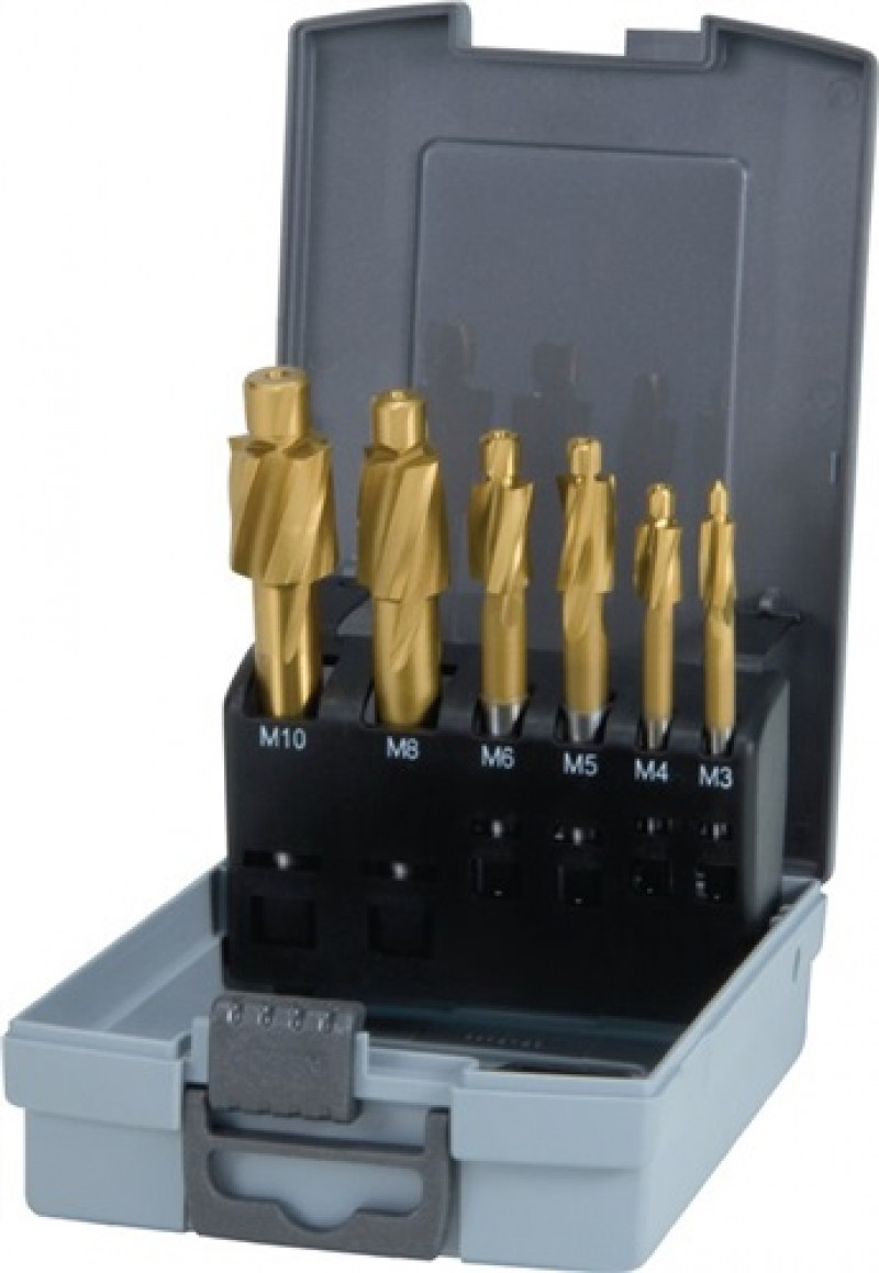 Flachsenkersatz DIN 373 M3-M10 fein HSS TiN Z.3 Ku.-Kassette RUKO Flachsenkersatz DIN 373 M3-M10 fein HSS TiN Z.3 Ku.-Kassette RUKO