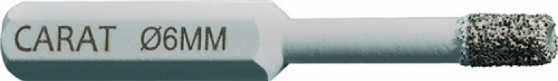 Fliesenbohrer D.6mm 30mm 6-kant-Aufnahme CARAT