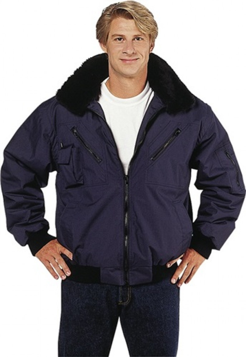 Kombi-Pilotenjacke PROMAT Gr.M marine 100% PES Kombi-Pilotenjacke PROMAT Gr.M marine 100% PES