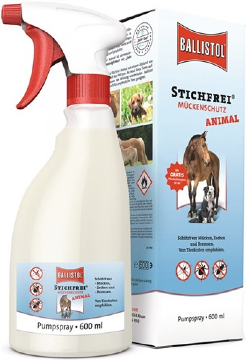 Bremsen- u.Mückenschutz Stichfrei Animal 0,6l Sprühflasche BALLISTOL Bremsen- u.Mückenschutz Stichfrei Animal 0,6l Sprühflasche BALLISTOL