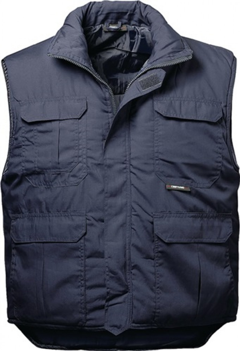 Truckerweste Gr. XXL 62/64 blau 65% PES/35% CO Truckerweste Gr. XXL 62/64 blau 65% PES/35% CO