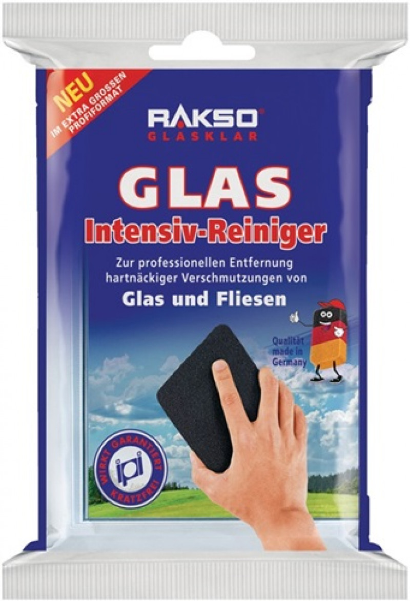Edelstahlschwamm GLAS Intensiv-Reiniger fein RAKSO Edelstahlschwamm GLAS Intensiv-Reiniger fein RAKSO