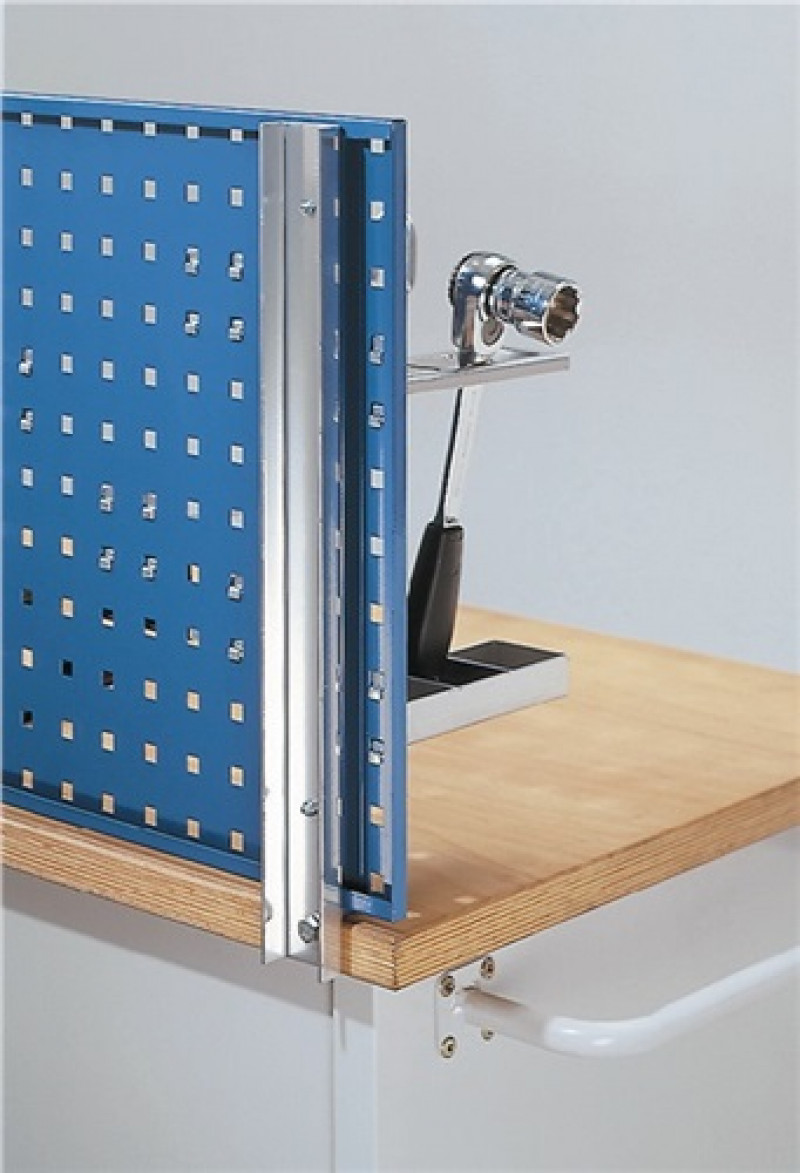 Werkbankhalterung f.Platten-L.1500/2000mm f.Loch-/Schlitzplatten Rasterplan Werkbankhalterung f.Platten-L.1500/2000mm f.Loch-/Schlitzplatten Rasterplan