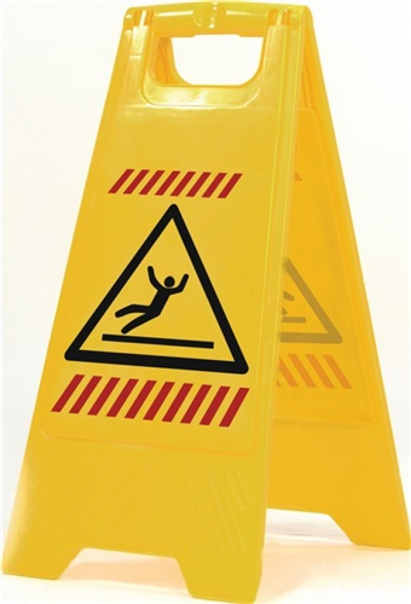 Warnschild Achtung Rutschgefahr Piktogramm 300mm 570mm gelb/schwarz/rot SPRINTUS Warnschild Achtung Rutschgefahr Piktogramm 300mm 570mm gelb/schwarz/rot SPRINTUS