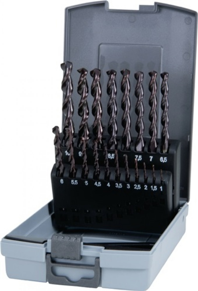 Spiralbohrersatz DIN338 Typ N TL 3000 D.1-10x0,5mm HSS TiAlN 19tlg.Ku.-Kassette Spiralbohrersatz DIN338 Typ N TL 3000 D.1-10x0,5mm HSS TiAlN 19tlg.Ku.-Kassette