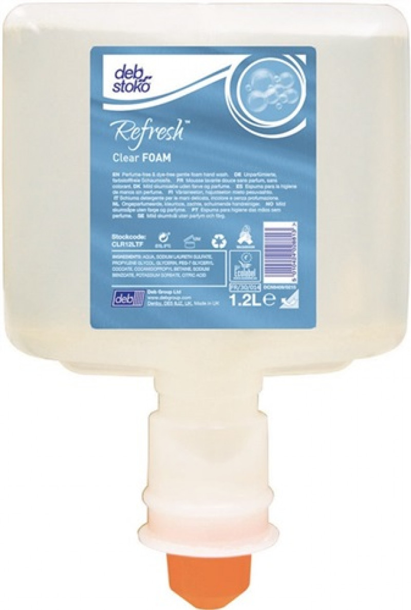 Schaumseife Refresh Clear FOAM 1,2l f.47 07 020 195 o.Duft-/Farbstoffe Kartusche Schaumseife Refresh Clear FOAM 1,2l f.47 07 020 195 o.Duft-/Farbstoffe Kartusche