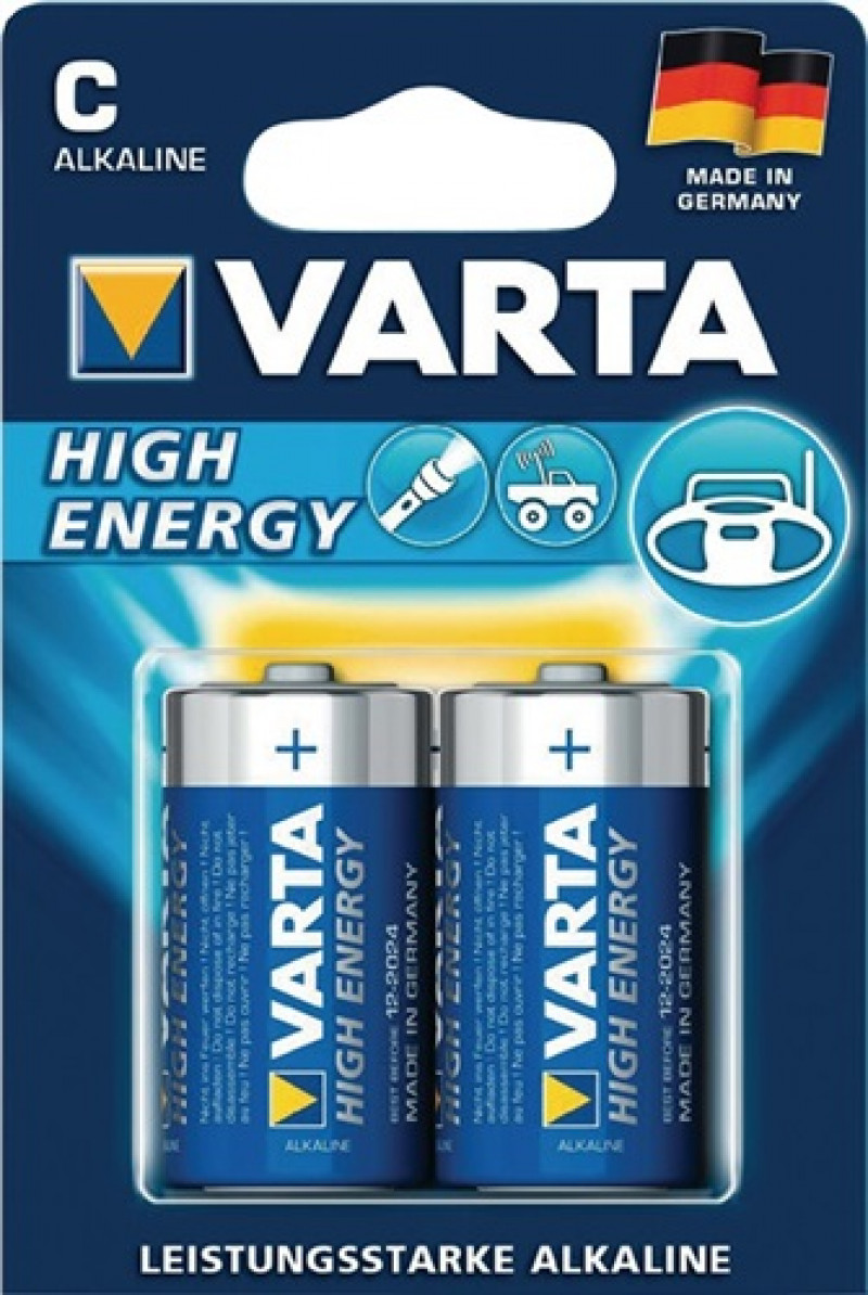 Batterie Alkaline High Energy 1,5 V C-AM2-Baby 7800 mAh LR14 4914 2 St./Bl. Batterie Alkaline High Energy 1,5 V C-AM2-Baby 7800 mAh LR14 4914 2 St./Bl.