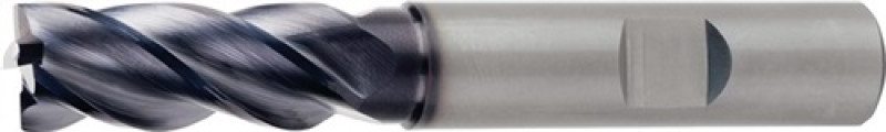 Schaftfräser DIN 6527 L HPC D.12mm VHM TiAlN 4 Schneiden lang Schaftfräser DIN 6527 L HPC D.12mm VHM TiAlN 4 Schneiden lang