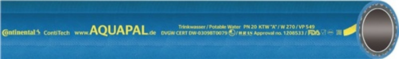 Trinkwasserschlauch AQUAPAL® I-D.13mm Wands.3,6mm 75mm L.40m Rl. Trinkwasserschlauch AQUAPAL® I-D.13mm Wands.3,6mm 75mm L.40m Rl.