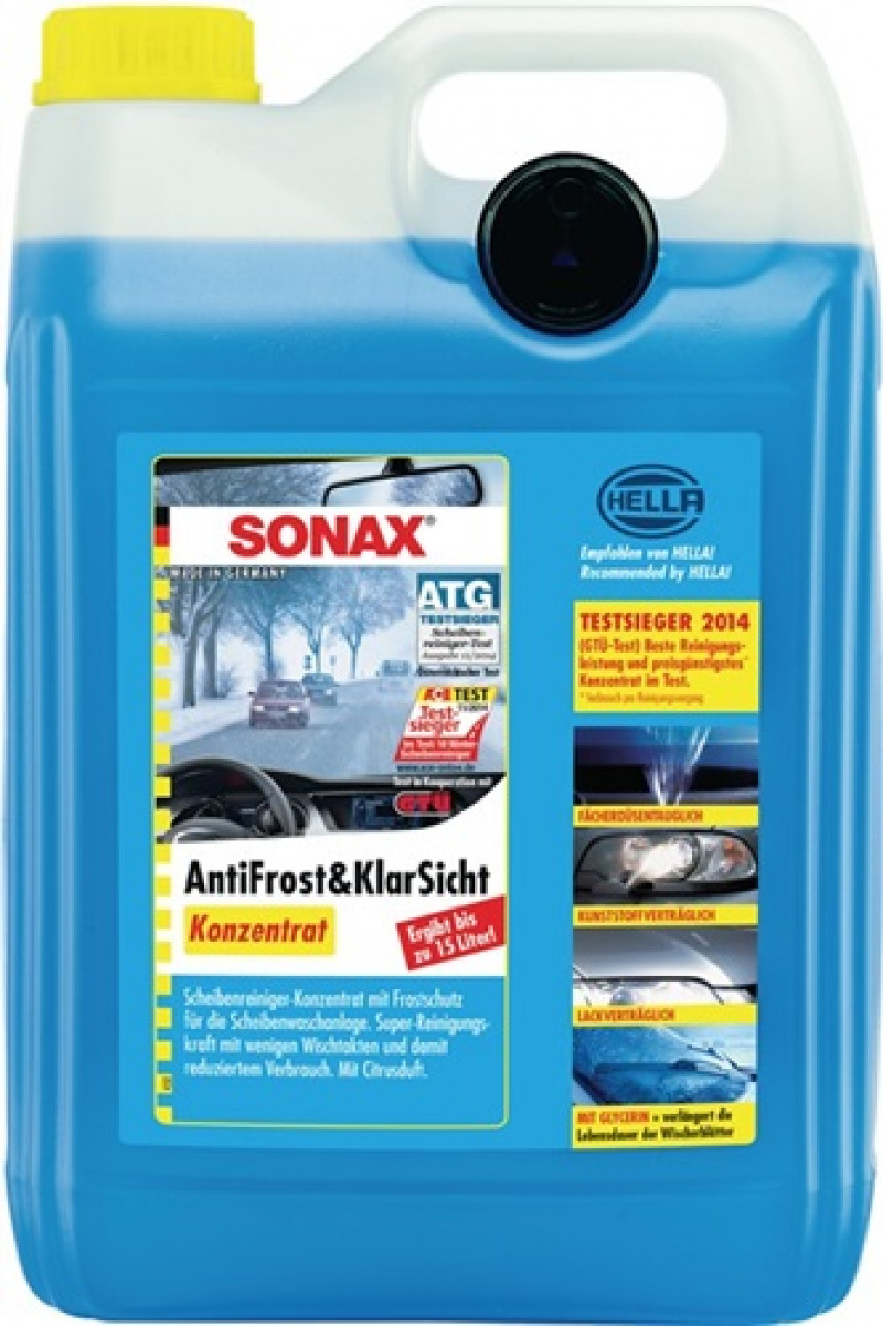 Scheibenreiniger AntiFrost & KlarSicht Konzentrat 5l Kanister SONAX