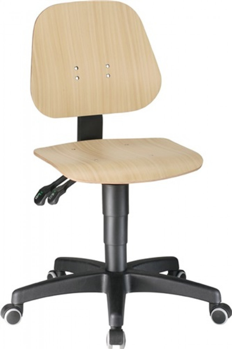 Arbeitsdrehstuhl Unitec Rollen Buche 440-620mm BIMOS Arbeitsdrehstuhl Unitec Rollen Buche 440-620mm BIMOS