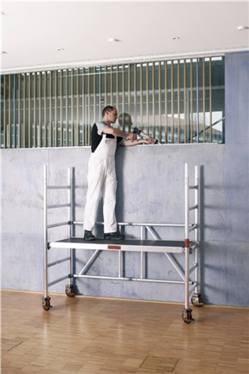 Fahrgerüst Zifa P2 Arbeits-B750xL1800mm Alu.Gerüsthöhe 1830mm 2kN/m² LAYHER Fahrgerüst Zifa P2 Arbeits-B750xL1800mm Alu.Gerüsthöhe 1830mm 2kN/m² LAYHER