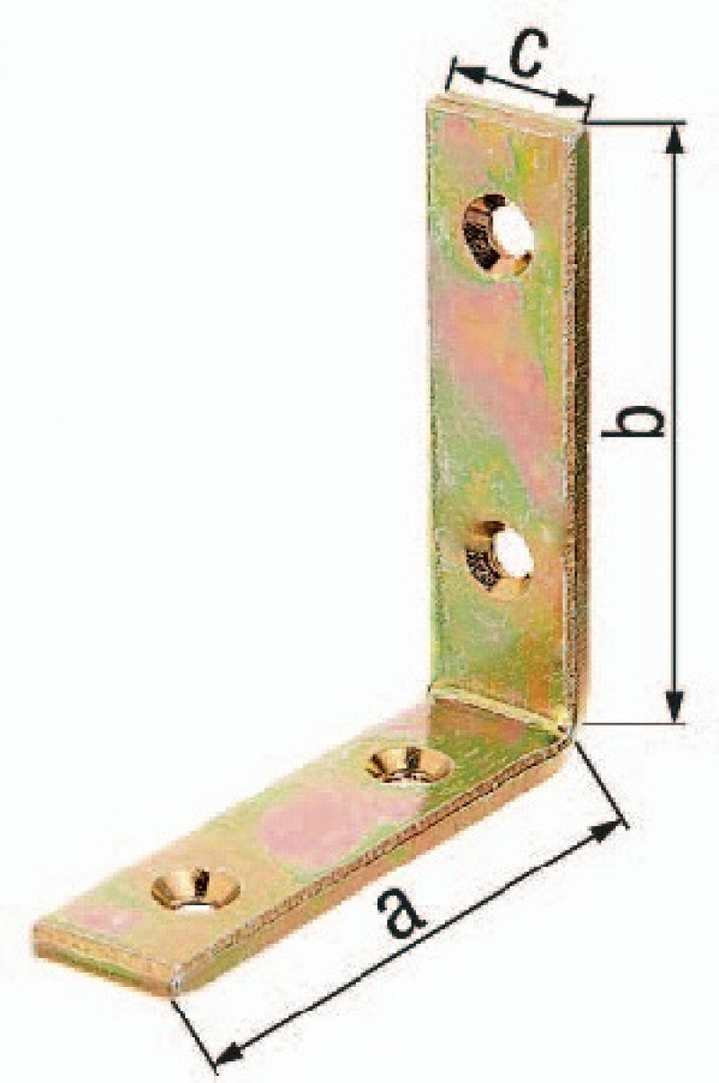 Balkenwinkel L160x160mm B.20mm schmal STA roh