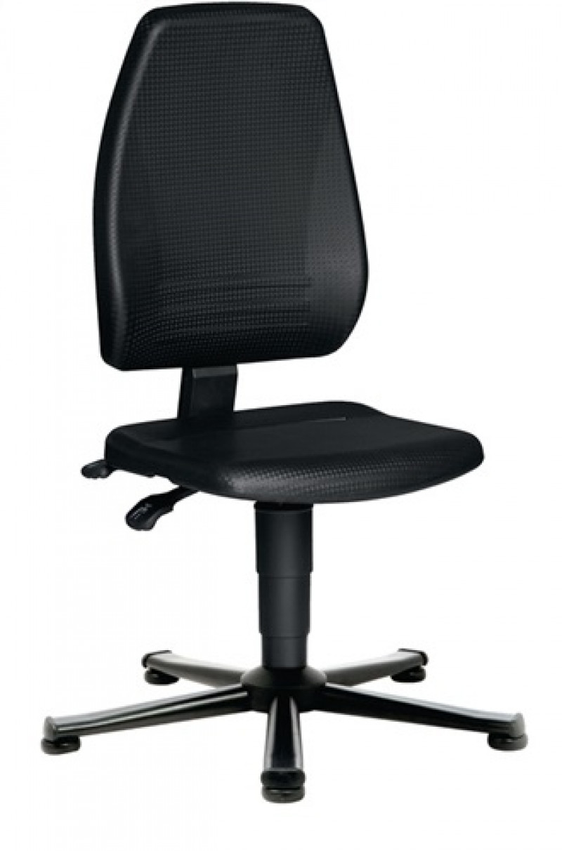 Arbeitsdrehstuhl PROMAT Bodengleiter Integralschaum schwarz 440-620mm PROMAT Arbeitsdrehstuhl PROMAT Bodengleiter Integralschaum schwarz 440-620mm PROMAT