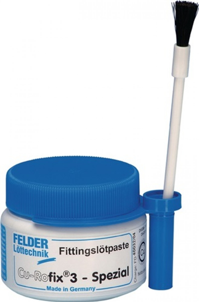 Fittingslötpaste CU-Rofix®3-Spezial 230-250GradC 250g S-Sn97Cu3 FELDER Fittingslötpaste CU-Rofix®3-Spezial 230-250GradC 250g S-Sn97Cu3 FELDER
