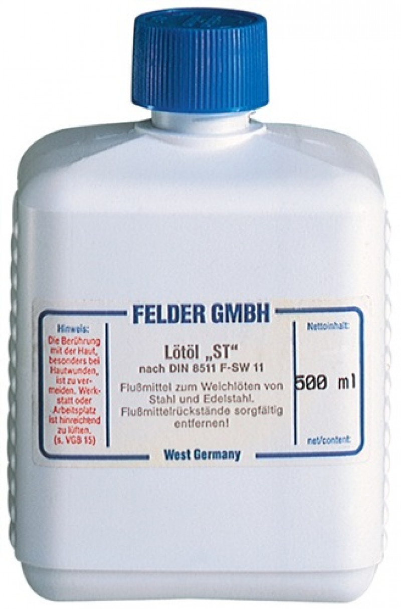 Lötöl ST 500 ml Flasche DIN/EN29454-1 FELDER Lötöl ST 500 ml Flasche DIN/EN29454-1 FELDER