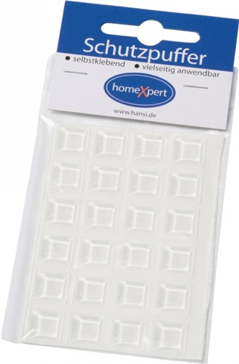 Schutzpuffer Clear 12,7mm Ku.transp.Quadrat selbstkl. Schutzpuffer Clear 12,7mm Ku.transp.Quadrat selbstkl.
