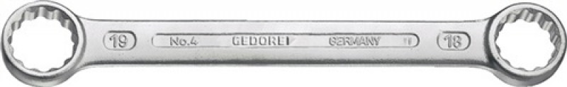 Doppelringschlüssel 4 41x46mm 431mm ger.GEDORE Doppelringschlüssel 4 41x46mm 431mm ger.GEDORE