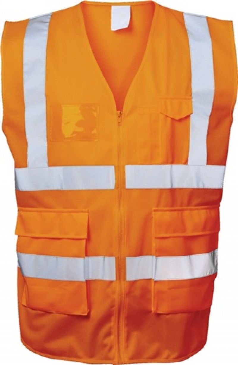 Warnweste EWALD Gr.XXXL orange 100%PES EN ISO 20471 Kl.EN ISO 13688 FELDTMANN Warnweste EWALD Gr.XXXL orange 100%PES EN ISO 20471 Kl.EN ISO 13688 FELDTMANN