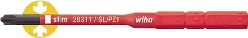 Bit VDE Schlitz/PZD 1x75mm PlusMinus slimBit Bit VDE Schlitz/PZD 1x75mm PlusMinus slimBit