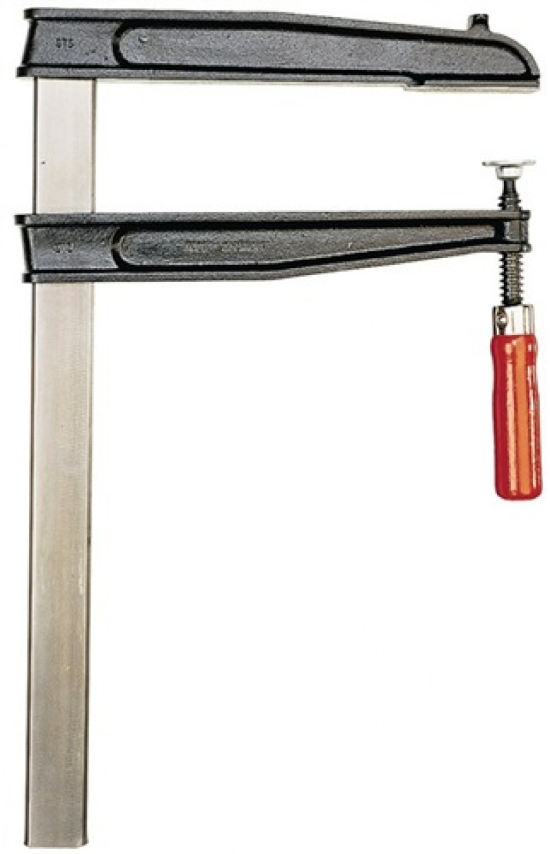 Schraubzwinge Spannw.max.400mm Ausladung 200mm mit Holzheft