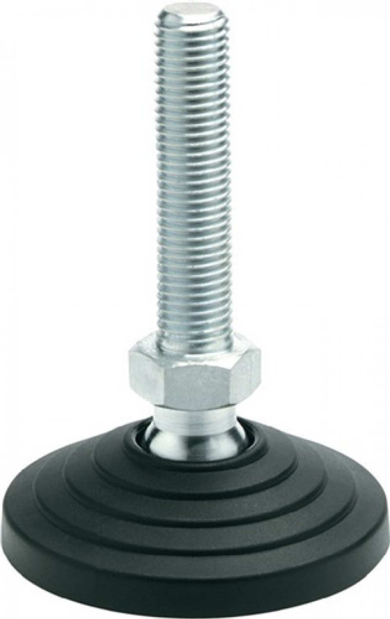 Kunststoff-Gelenkfuß GN 344 d1 60 mm,d2 M 10mm l1 98mm l3 24mm GANTER Kunststoff-Gelenkfuß GN 344 d1 60 mm,d2 M 10mm l1 98mm l3 24mm GANTER