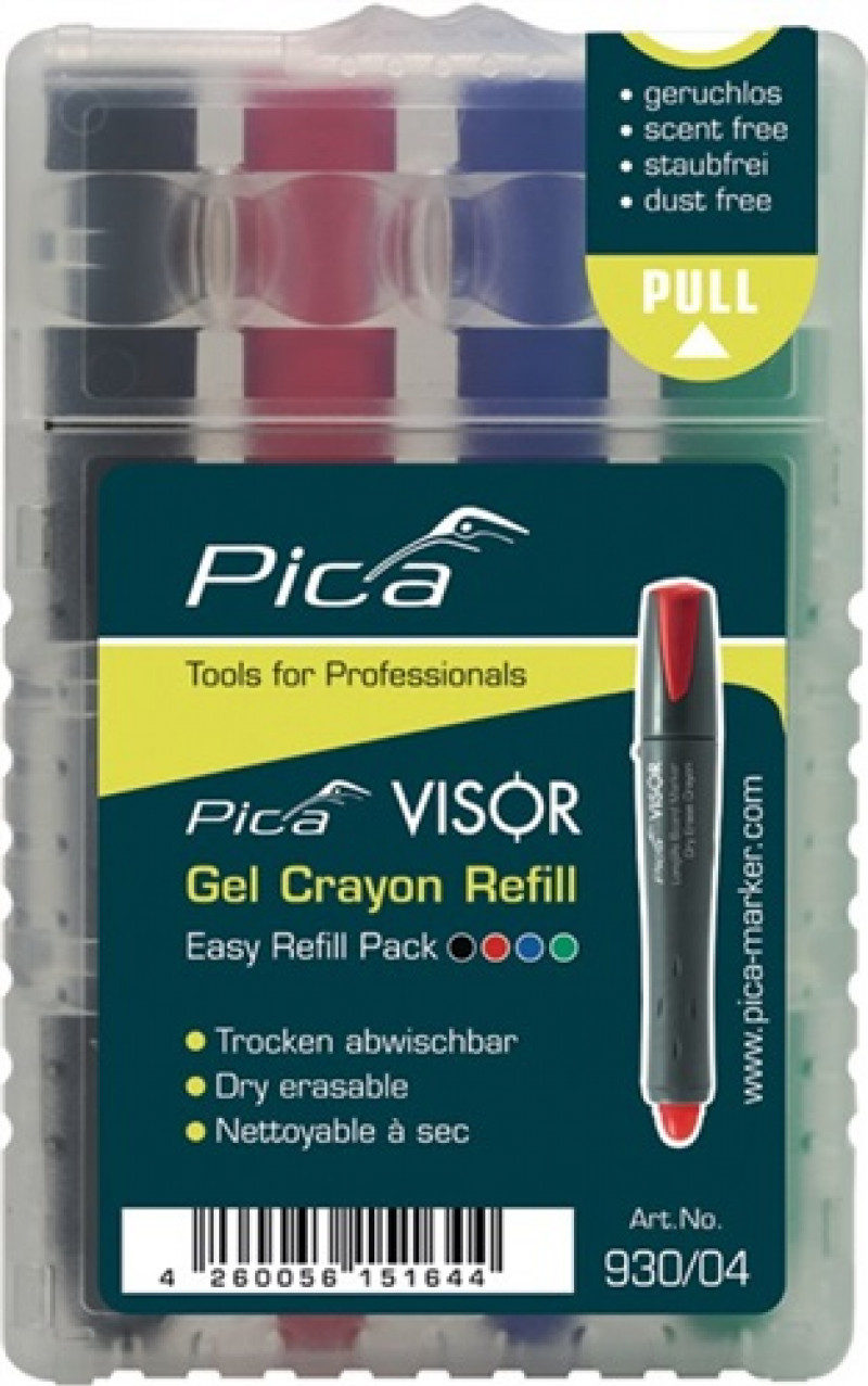 Minenset schwarz/rot/blau/grün f. Pica Boardmarker Set mit 4 Minen VISOR Ersatzm Minenset schwarz/rot/blau/grün f. Pica Boardmarker Set mit 4 Minen VISOR Ersatzm