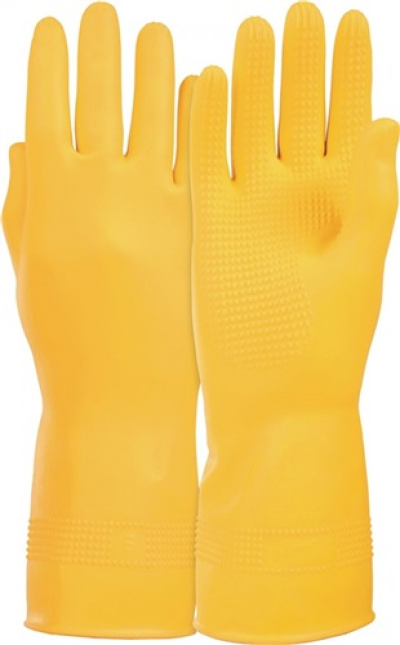 Haushaltshandschuhe Super 701 Gr.10 gelb Naturlatex,velourisiert Haushaltshandschuhe Super 701 Gr.10 gelb Naturlatex,velourisiert