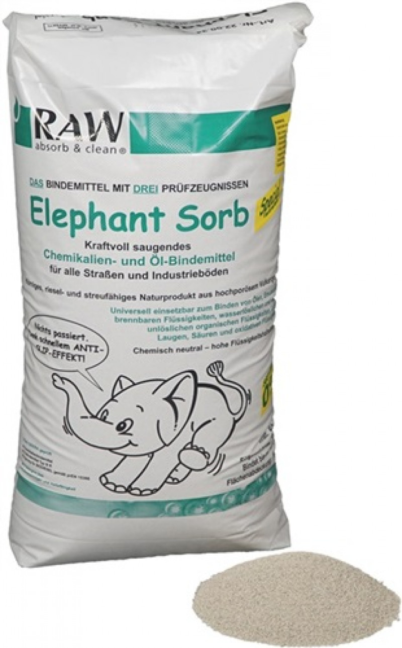 Universalbindemittel Elephant Sorb Spezial Inh.40 l/ca.14kg 1,15l l/1kg RAW Universalbindemittel Elephant Sorb Spezial Inh.40 l/ca.14kg 1,15l l/1kg RAW