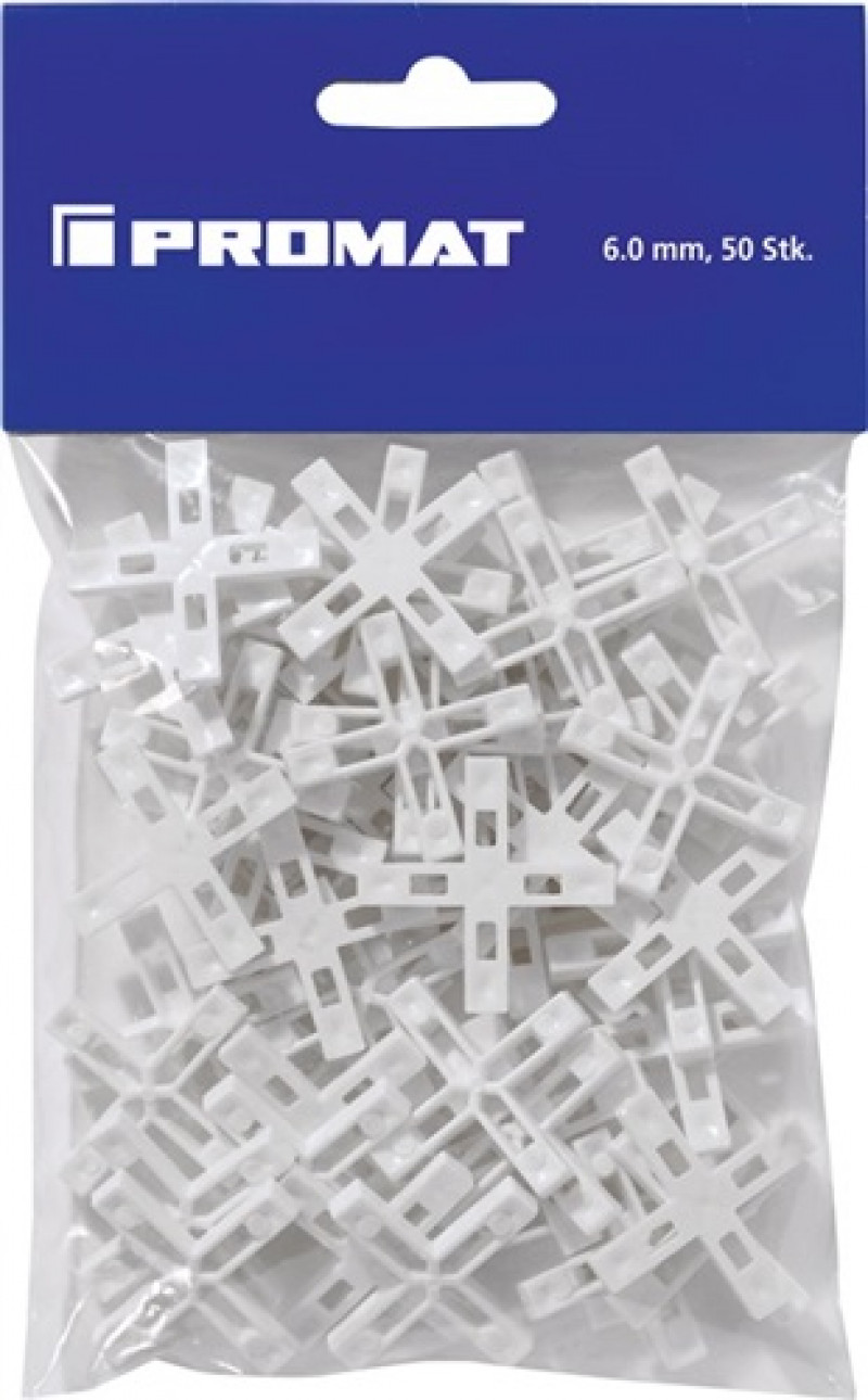 Fliesenkreuz 6mm 50 St./Btl. Fliesenkreuz 6mm 50 St./Btl.