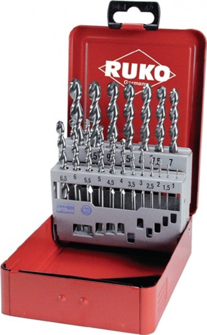 Spiralbohrersatz DIN338 Typ N TL 3000 D.1-10x0,5mm HSS 19tlg.Metallkassette Spiralbohrersatz DIN338 Typ N TL 3000 D.1-10x0,5mm HSS 19tlg.Metallkassette