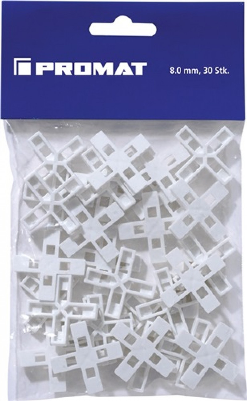 Fliesenkreuz 8mm 30 St./Btl. Fliesenkreuz 8mm 30 St./Btl.