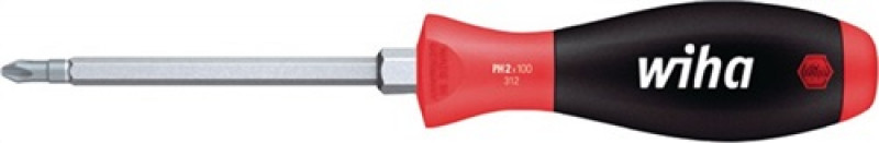 Schraubendreher PH Gr. 1x5x80mm Ges.-L.186mm 6KT-Klinge/Ansatz m.Mehrkomp.-Griff Schraubendreher PH Gr. 1x5x80mm Ges.-L.186mm 6KT-Klinge/Ansatz m.Mehrkomp.-Griff