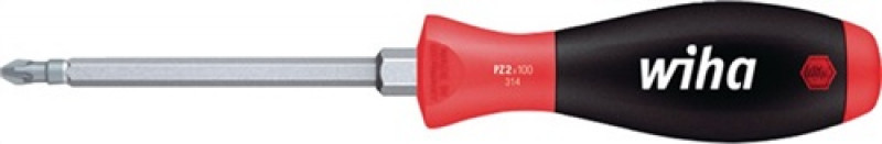 Schraubendreher PZD Gr. 1x5x80mm Ges.-L.186mm 6KT-Klinge/Ansatz Mehrkomp.-Griff