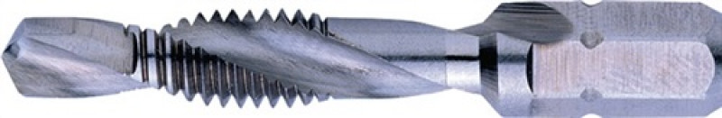 Kombigewindebohrer DIN3126 HSSG 1/4 Zoll 6KT M6x5,0mm Steig. 1,00mm PROMAT Kombigewindebohrer DIN3126 HSSG 1/4 Zoll 6KT M6x5,0mm Steig. 1,00mm PROMAT