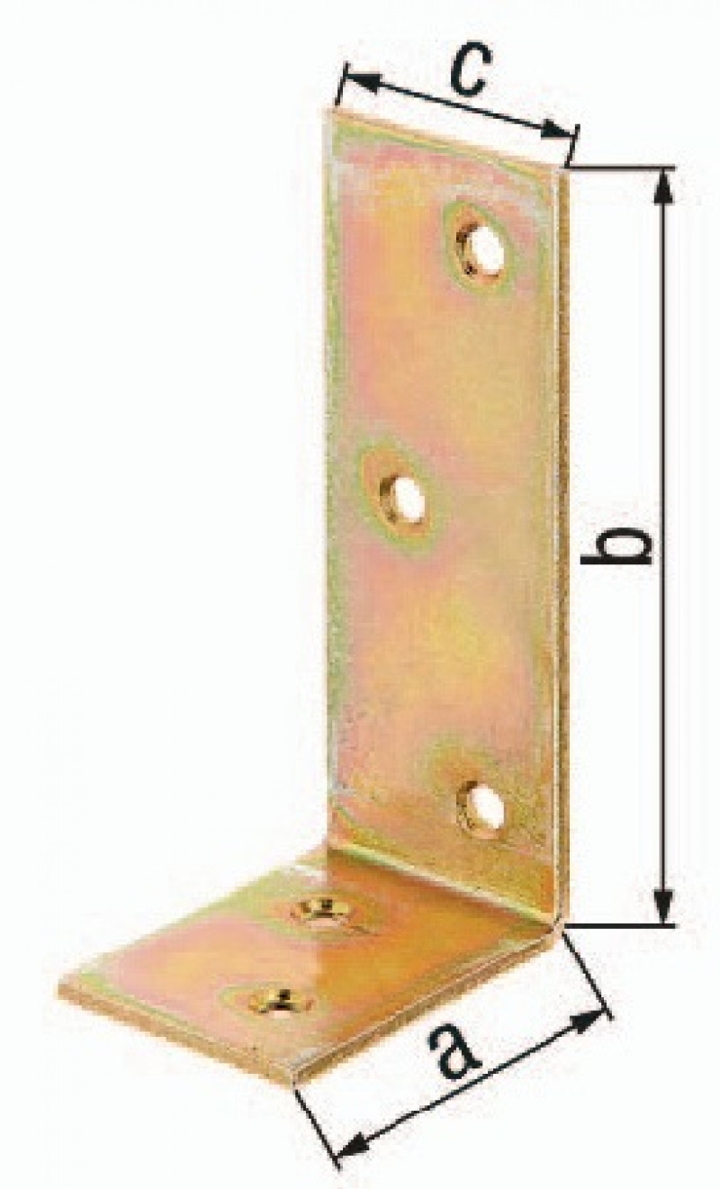 Balkenwinkel L75x100mm B.30mm ungleichschenklig STA roh