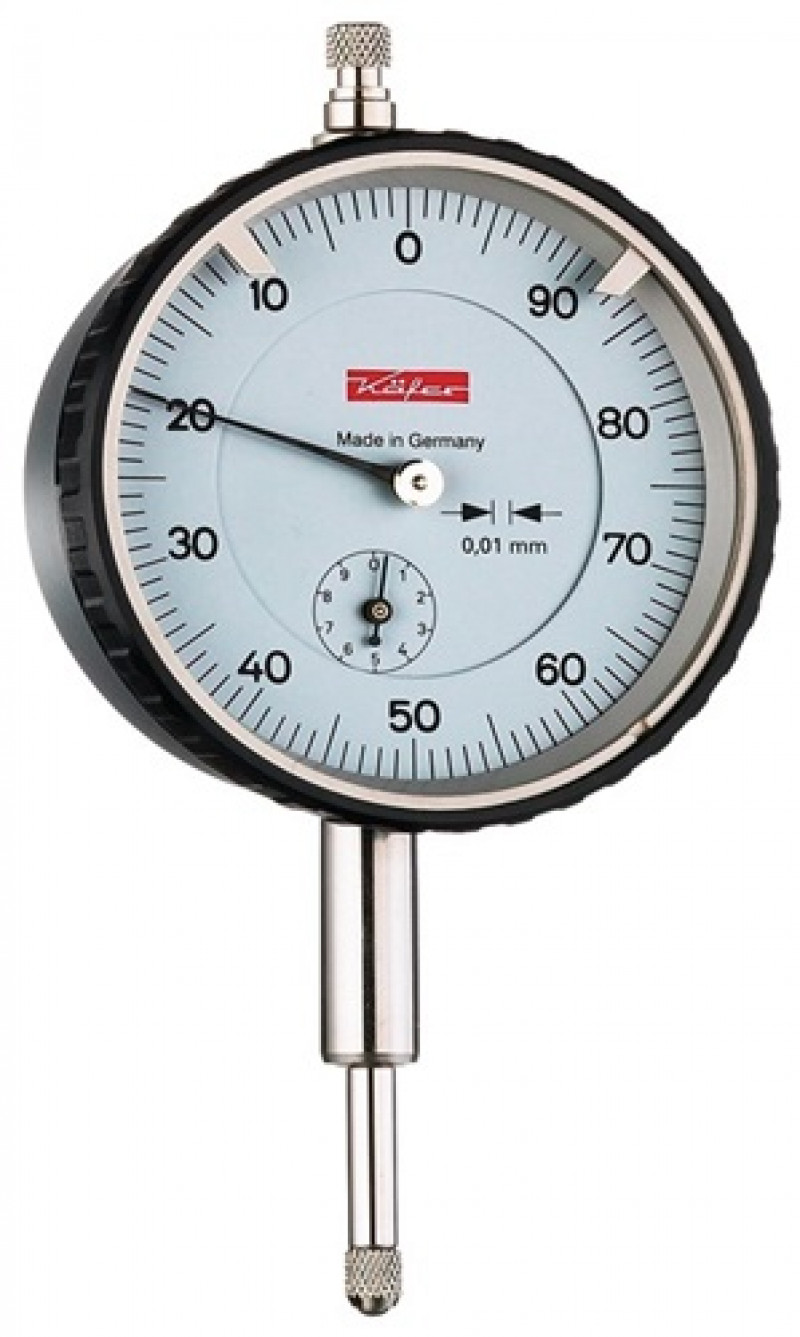Messuhr M2T li.10mm Abl.0,01mm Ziffernbl.li.100-0 m.Kal.KÄFER Messuhr M2T li.10mm Abl.0,01mm Ziffernbl.li.100-0 m.Kal.KÄFER