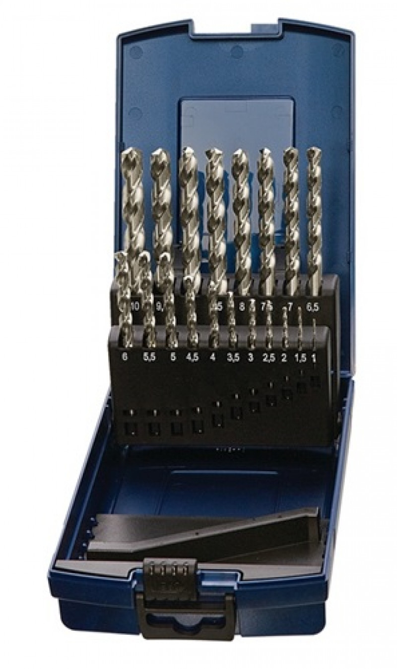 Spiralbohrersatz DIN338 Typ VA D.1-5,9x0,1mm HSS-Co 50tlg.Ku.-Kassette PROMAT Spiralbohrersatz DIN338 Typ VA D.1-5,9x0,1mm HSS-Co 50tlg.Ku.-Kassette PROMAT