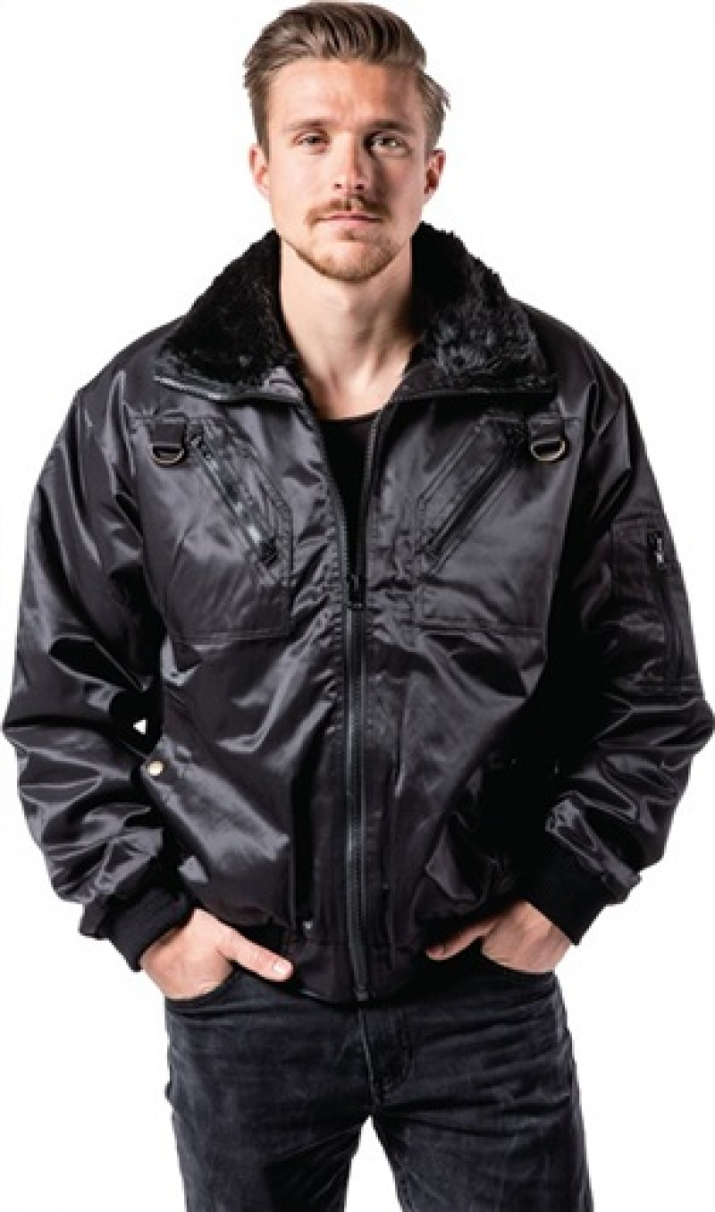 Kombi-Pilotenjacke 4 in 1 PROMAT Gr.L 54/56 schwarz 60% PES/40% CO Kombi-Pilotenjacke 4 in 1 PROMAT Gr.L 54/56 schwarz 60% PES/40% CO
