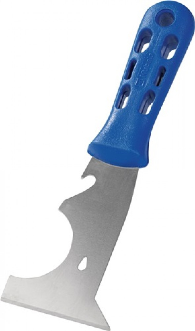 Multifunktionsspachtel B.75mm rostfr.Stahl m.Nagelzieher 1-K-Heft Multifunktionsspachtel B.75mm rostfr.Stahl m.Nagelzieher 1-K-Heft
