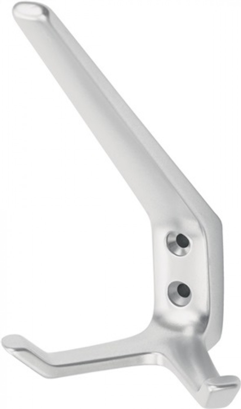 Huthaken 0032 zweifach A.89mm Alu.silberf.elox.H.127mm Hermeta