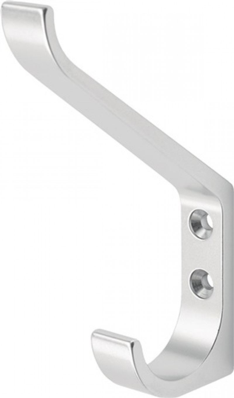 Huthaken 0148 Ausf. einfach A. 86,5mm Alu. silberf. elox. H.135mm Hermeta