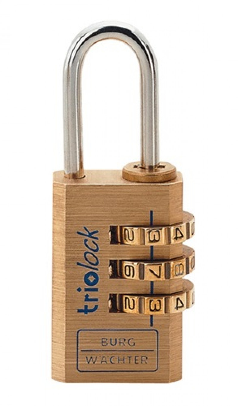 Zahlen-Vorhangschl. Combi Lock 80 Schlosskörper-B.20mm MS Zahlenroll. 3 Zahlen-Vorhangschl. Combi Lock 80 Schlosskörper-B.20mm MS Zahlenroll. 3