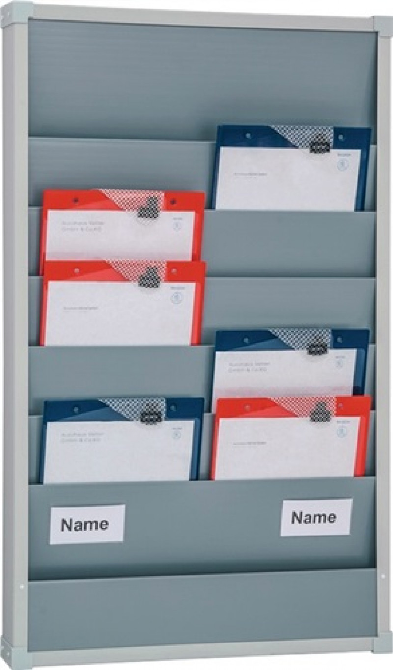 Werkstattplaner H900xB554xT76mm grau 2-reihig Werkstattplaner H900xB554xT76mm grau 2-reihig