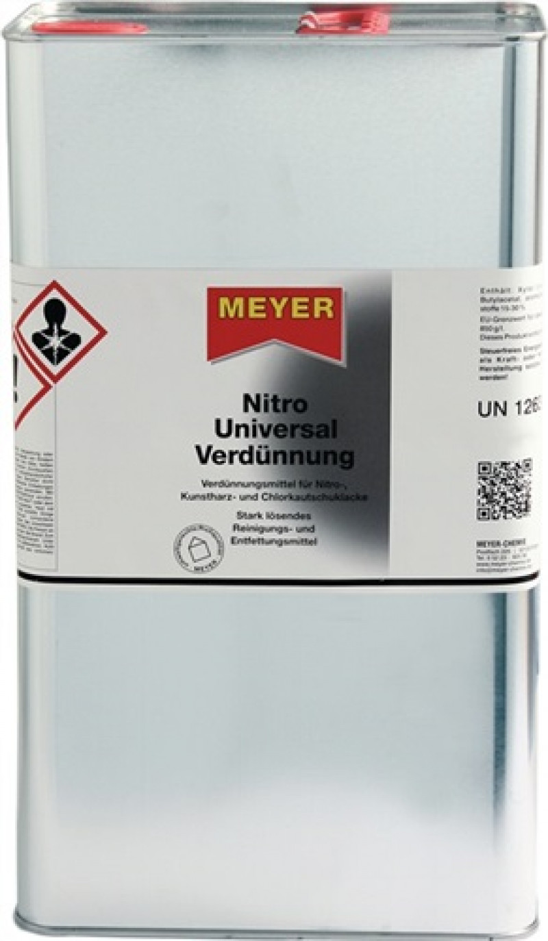 Nitrouniversalverdünner 12l Kanister MEYER Nitrouniversalverdünner 12l Kanister MEYER