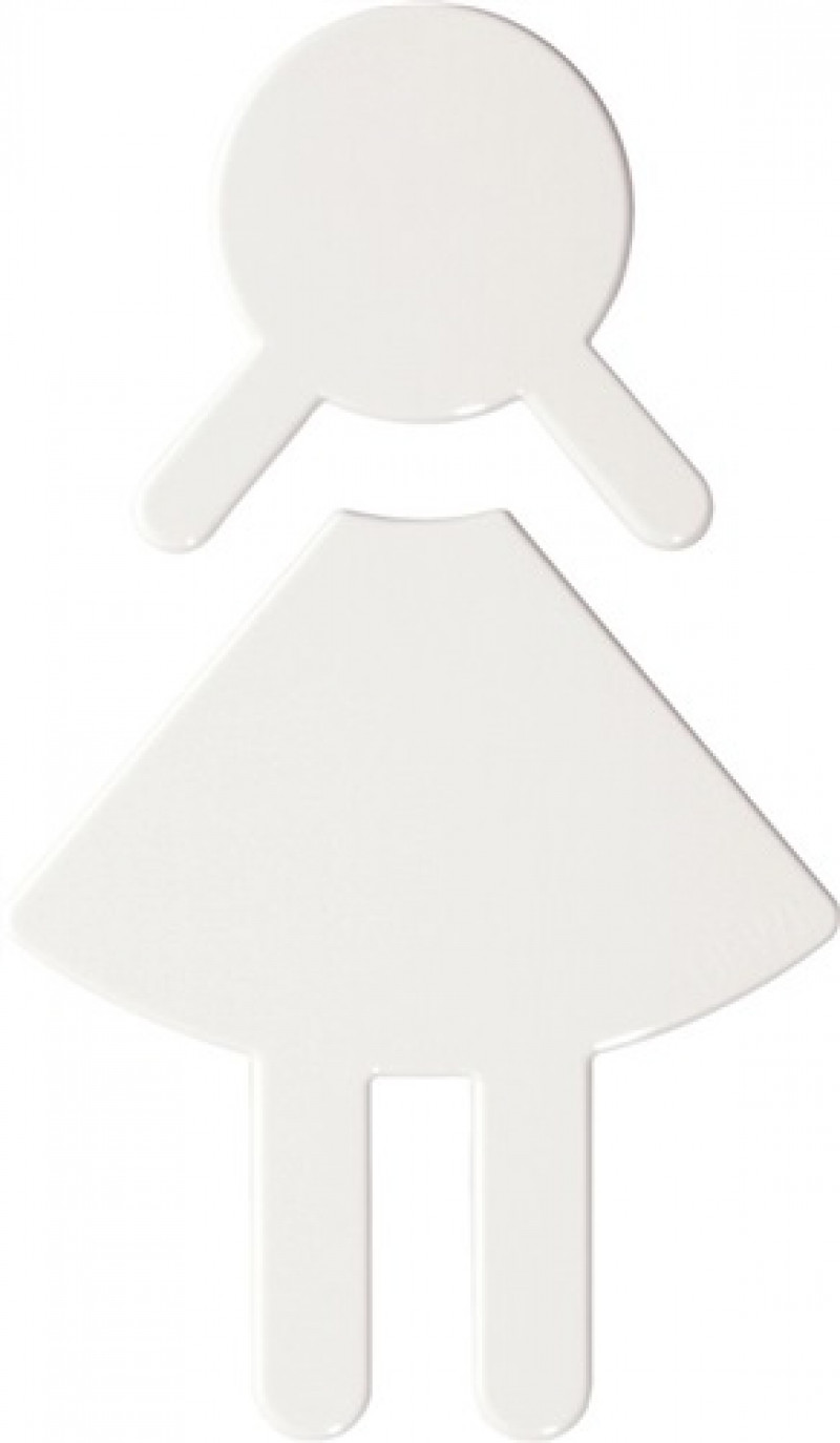 Symbol Frau 801.91.020 PA Farb-Nr.99 B.87mm H.150mm S.3mm HEWI Symbol Frau 801.91.020 PA Farb-Nr.99 B.87mm H.150mm S.3mm HEWI