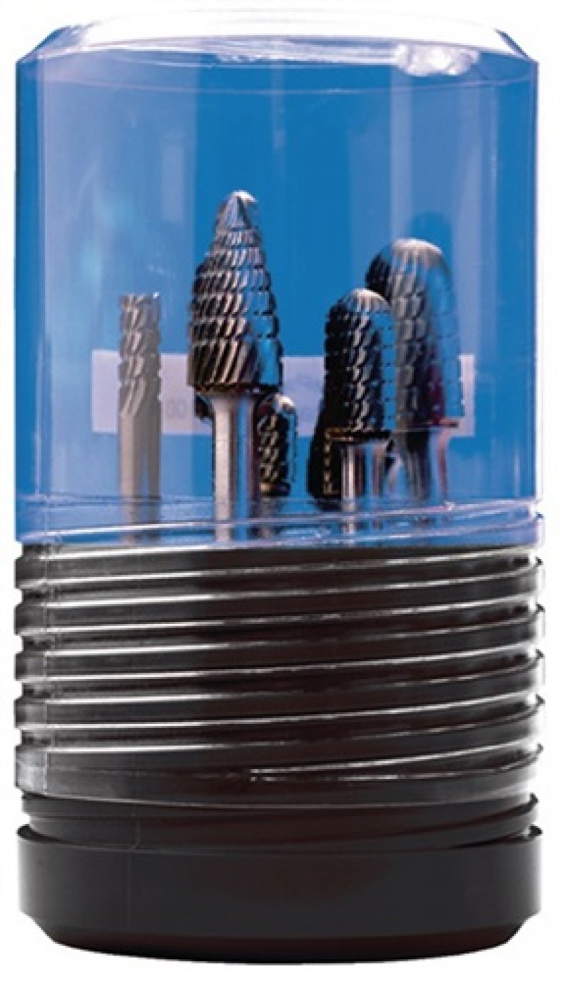 Frässtiftesatz Schaft-D.6mm 10tlg.HM Verz.3 Kunststoffrundbox PFERD Frässtiftesatz Schaft-D.6mm 10tlg.HM Verz.3 Kunststoffrundbox PFERD